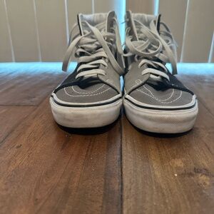 Gray High-Top Vans